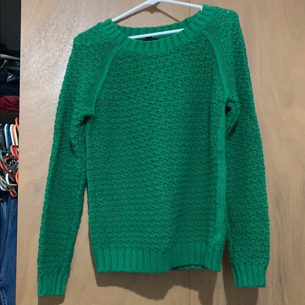 Worthington Women’s Large Cozy Green Knit Sweater. . Great for layered